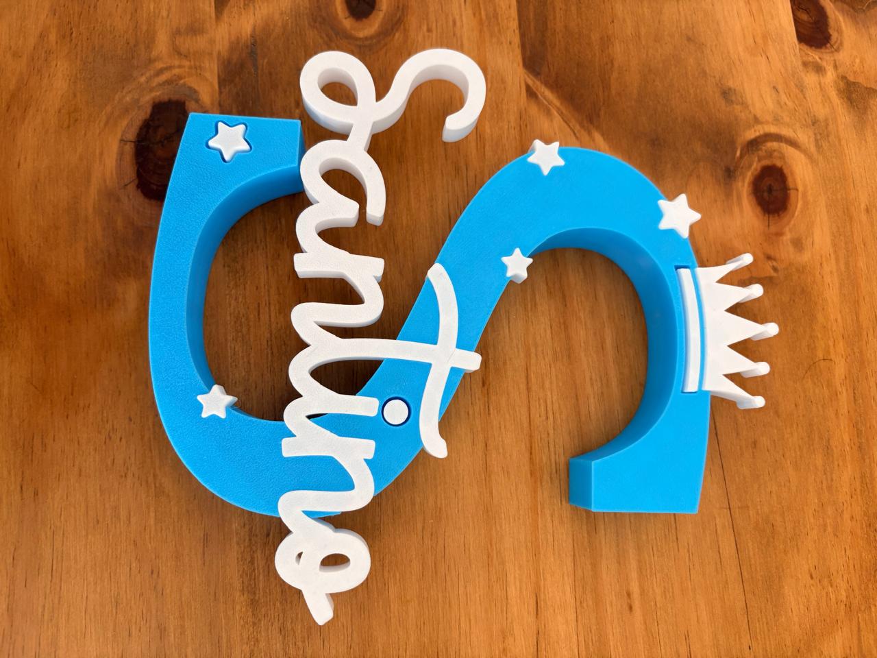 Pieza impresa en 3D personalizada